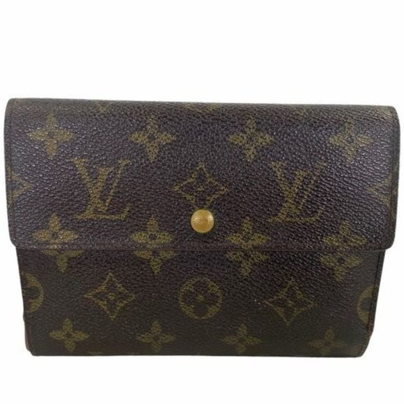 Authentic Louis Vuitton Wallet Porte Tresor Etui Papier Trifold LV Vintage